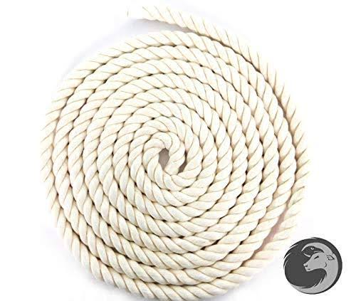 100% Cotton Twisted Rope White 1/2 in x 320 ft N7236