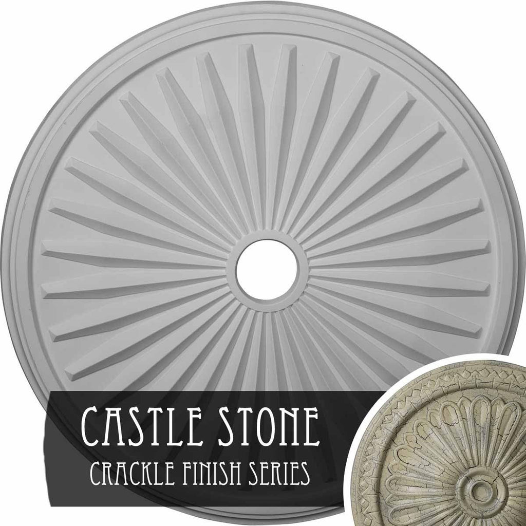 33 1/8x22OD x 3 1/2x22ID x 1 3/8x22P Ceiling Medallion L2734