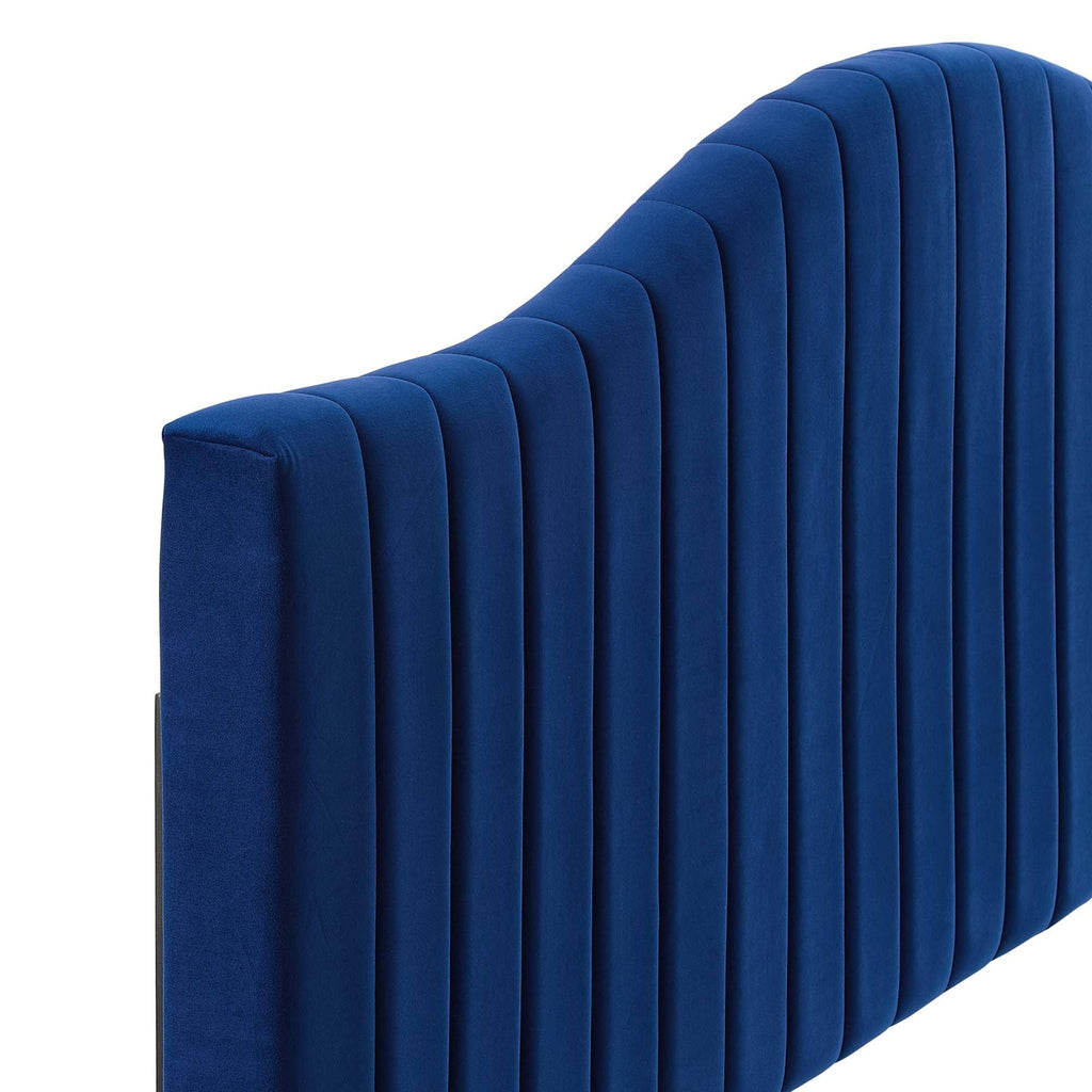Charcoal Performance Velvet King/California King Headboard M129121