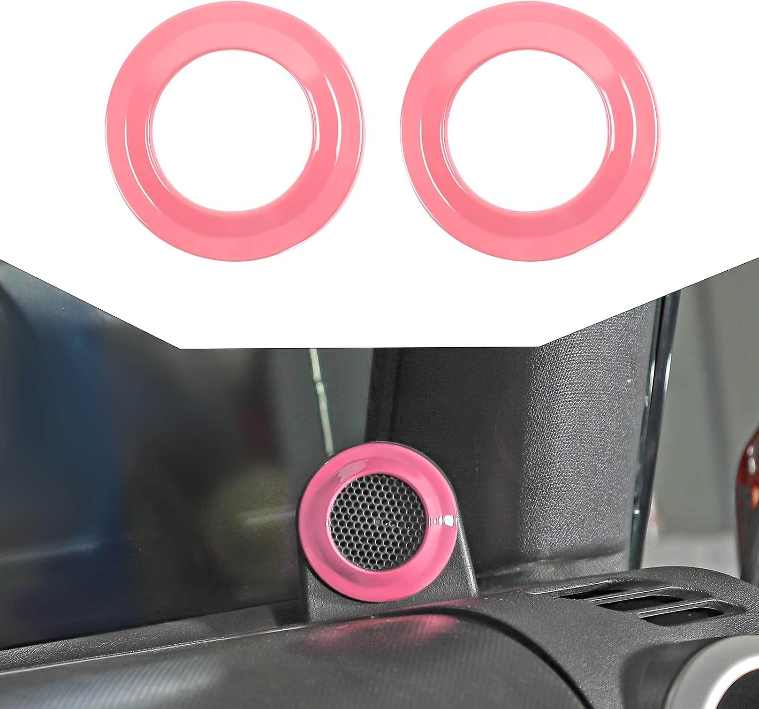 Orange Car Interior Accessories Trim Stickers M36738