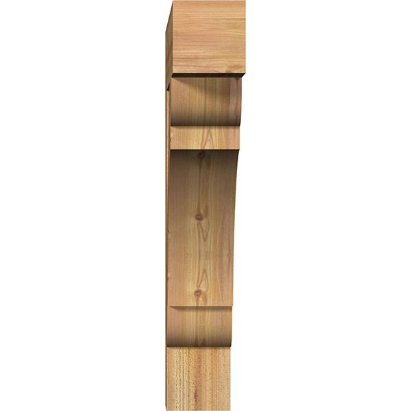6x22W x 32x22D x 36x22H Rough Sawn Western Red Cedar Bracket C76208