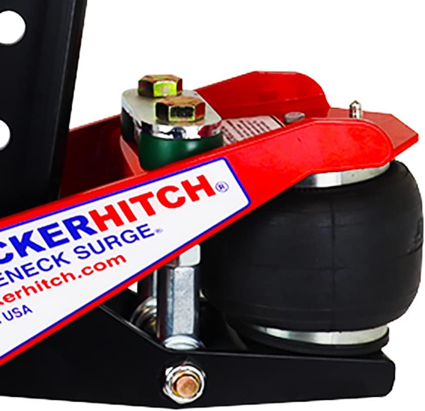 Gooseneck Air Hitch & Coupler, Square 4 Straight Pin 30K Coupler 9 Offset W5412