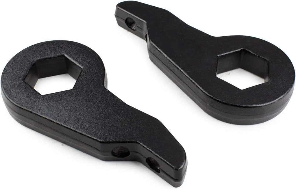 Front Leveling Lift Kit Adjustable Forged Torsion Bar Keys Fits Chevy Silverado GMC Sierra 1500 K1500 4WD Pack of 2 P3731