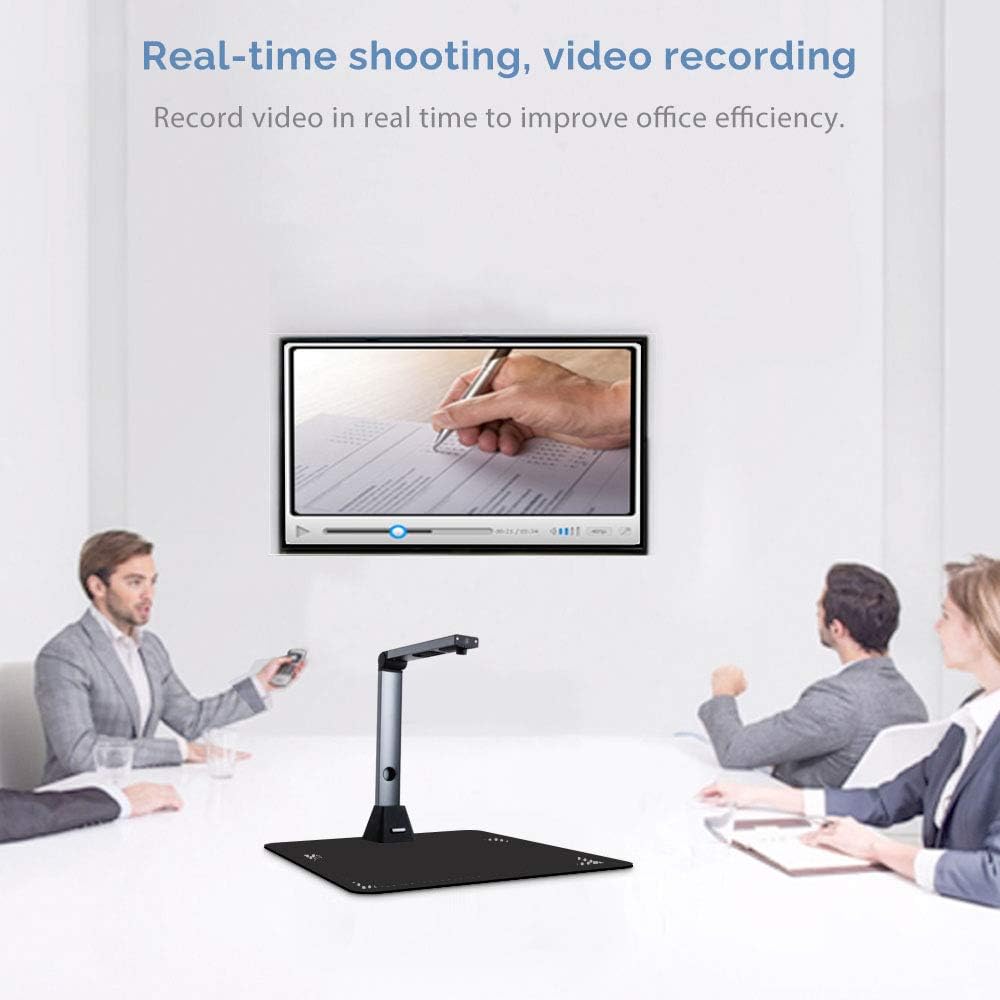 Document Camera & Overhead Scanner X3: Portable 8MP High Definition Capture Size A3 Multi-Language OCR USB Doc Cam J1549