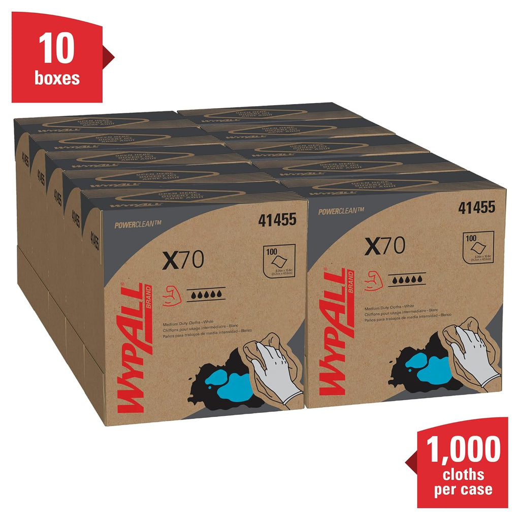 White Pop-Up Box Cloths, 1,000 Sheets / Case J41402