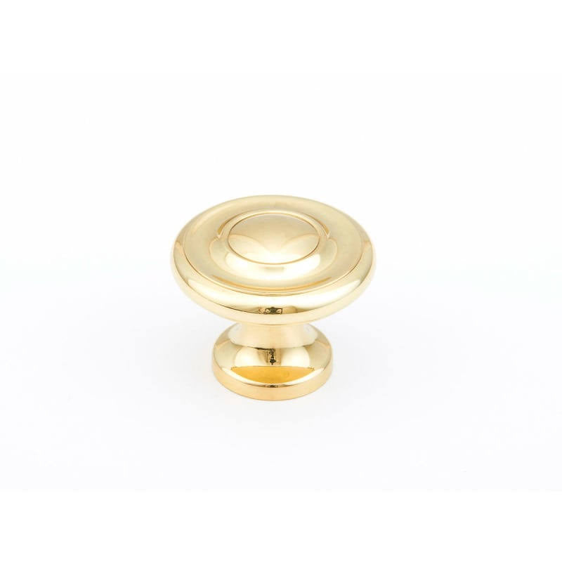 1-1/4 inch Polished Brass Mushroom Cabinet Knobs U187456