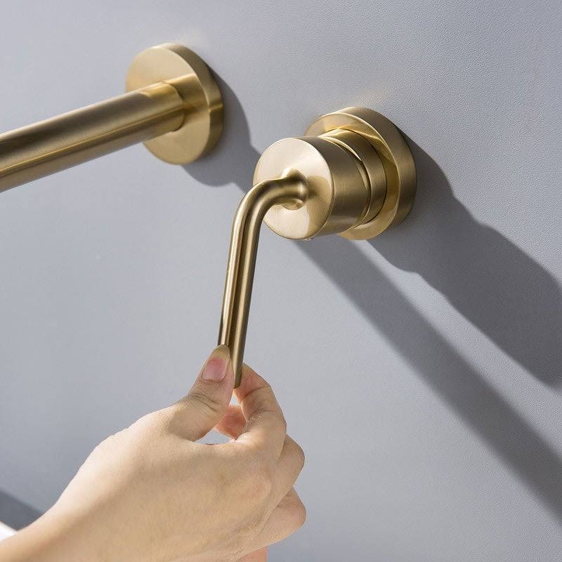 Wall Mounted Bathroom Faucet Gold U219