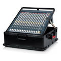 Black Rack Mountable Audio Mixer Case D430871