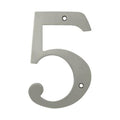 6 in. House Numbers, Satin Nickel - Solid Brass S396