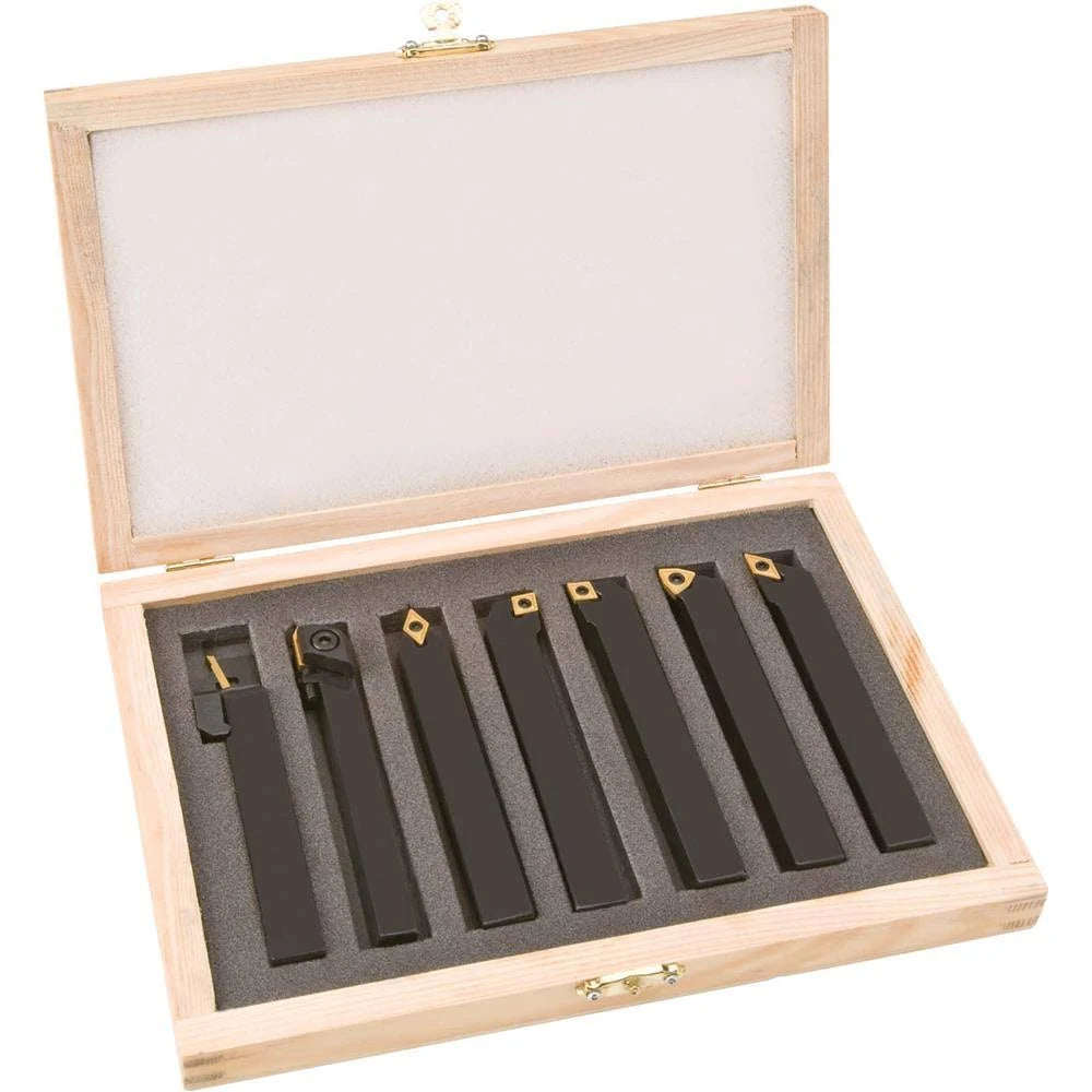 7-Piece Indexable Carbide Set, 1/2-Inch O376401