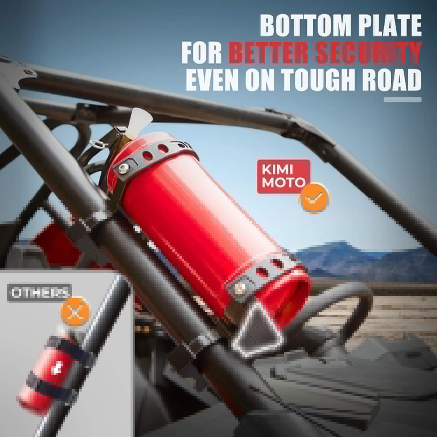 UTV Fire Extinguisher Mount with Quick Release W1386