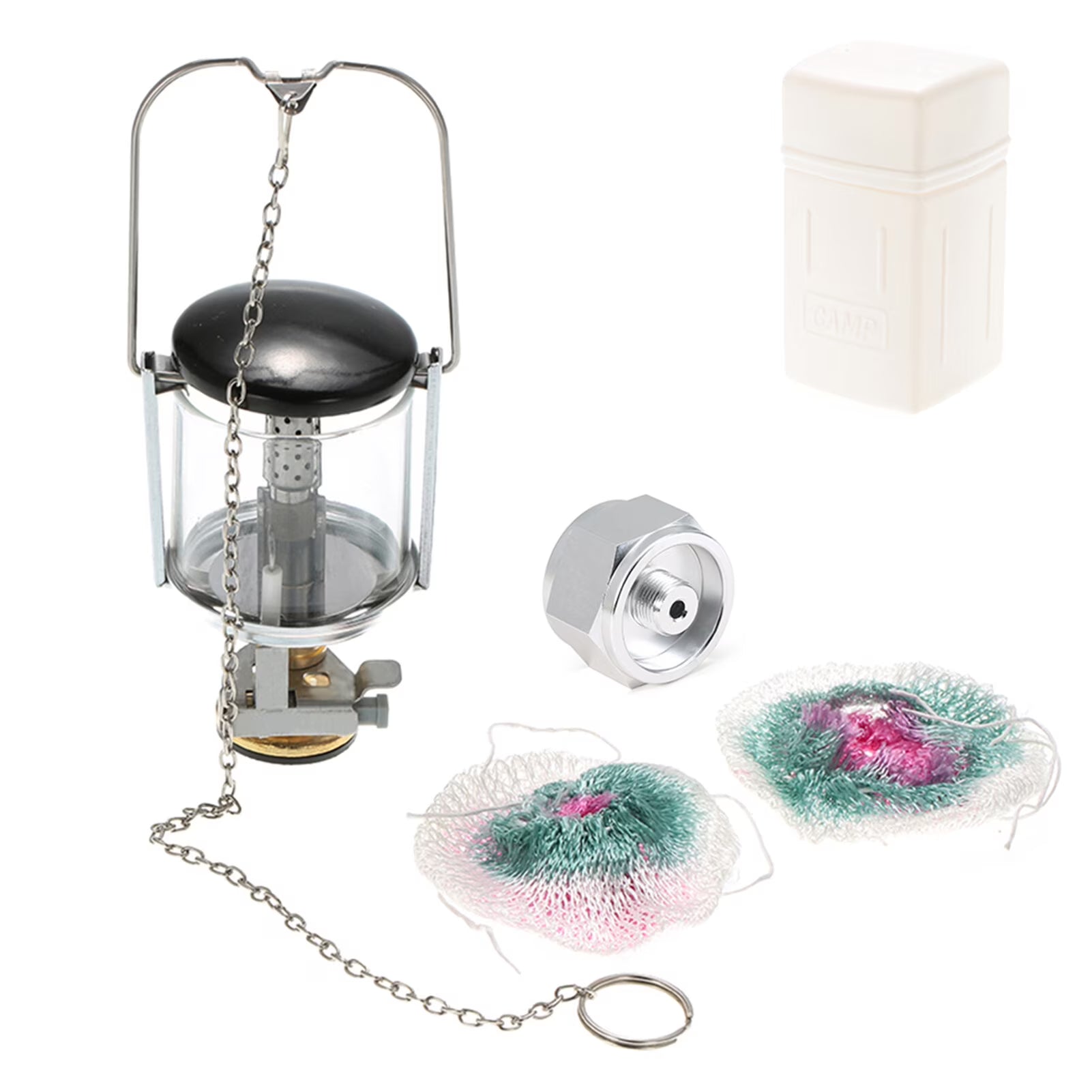 Propane Mantle Lantern with 2 Lantern Mantles D462