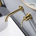 Wall Mounted Bathroom Faucet Gold U219