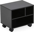 White Mobile Printer Stand Under Desk Work Cart W607