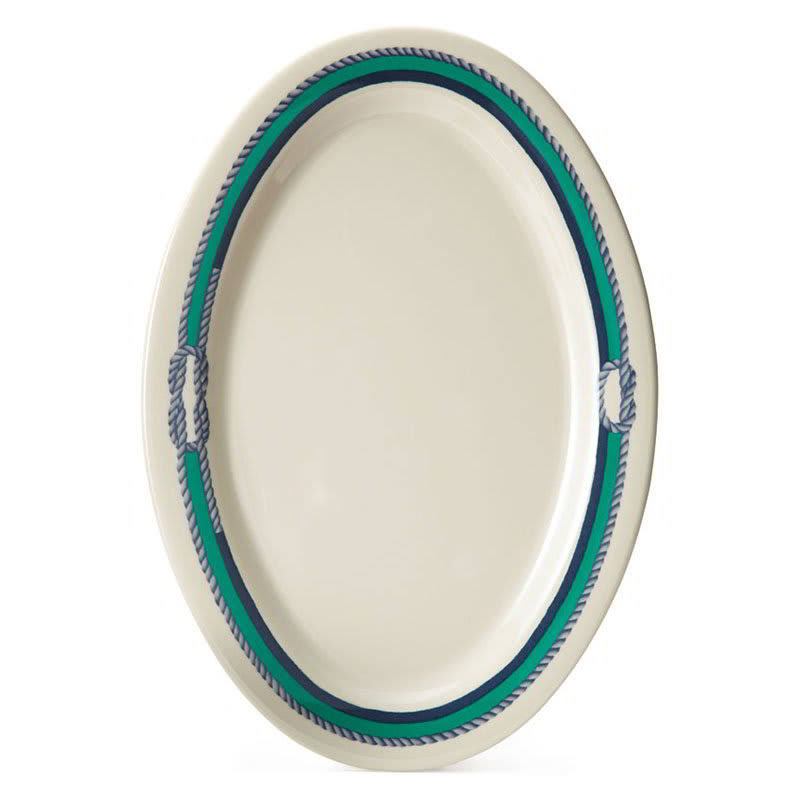 11 1/2 in Oval Platter Melamine N791897