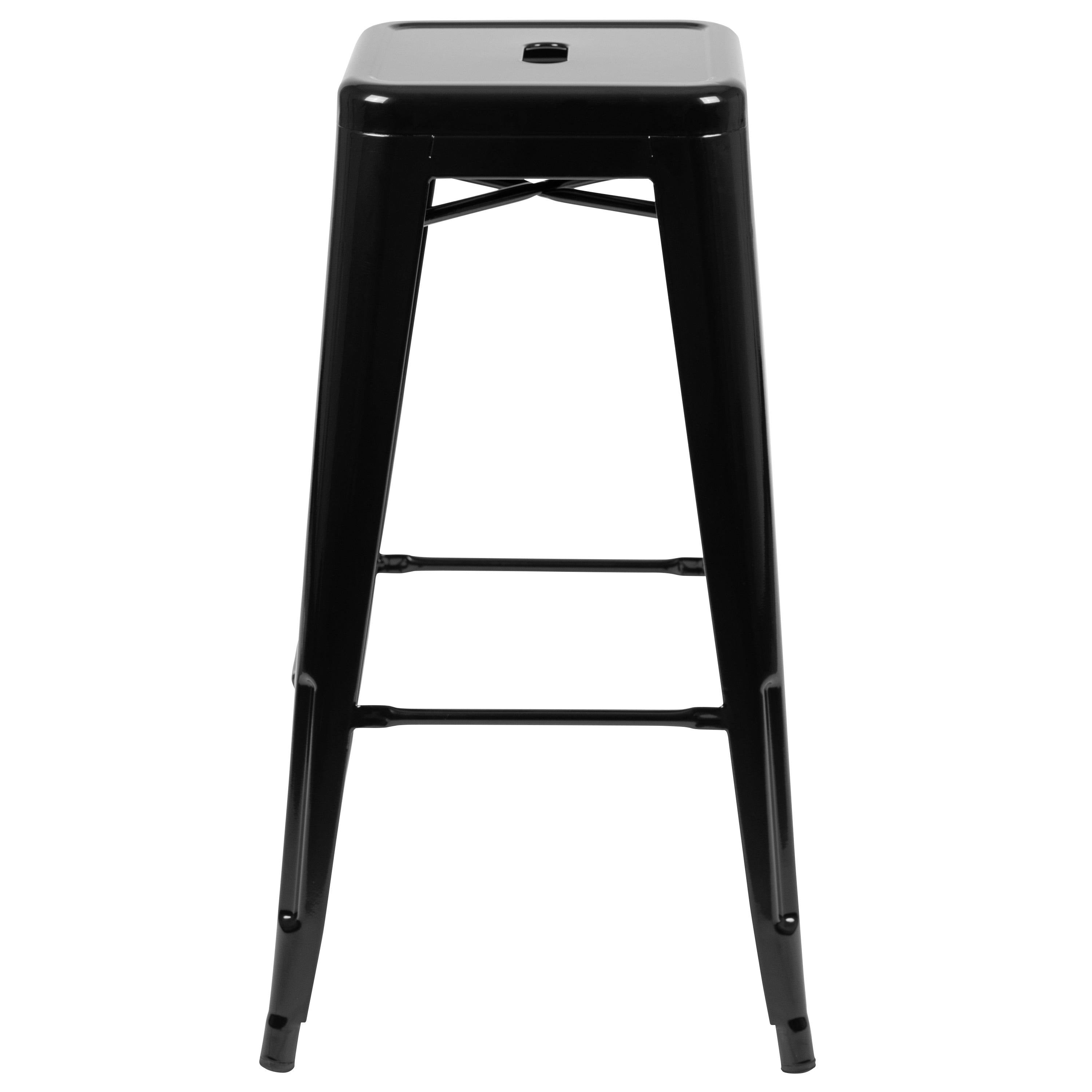 4 Pack 30x22 High Metal Stackable Bar Stool H487