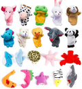20 PCS Soft Velvet Animal Finger Puppets Toys P55620