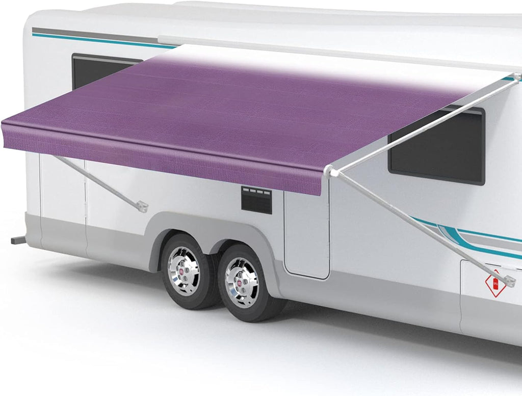 RV Awning Fabric Replacement Waterproof Vinyl Shade Screen 16' V780