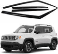 Dark Smoke Side Window Vent Visor 4 Piece Set Q705