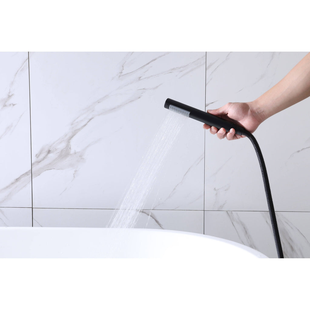 Bronze Floor Mounted Tub Filler Y72335