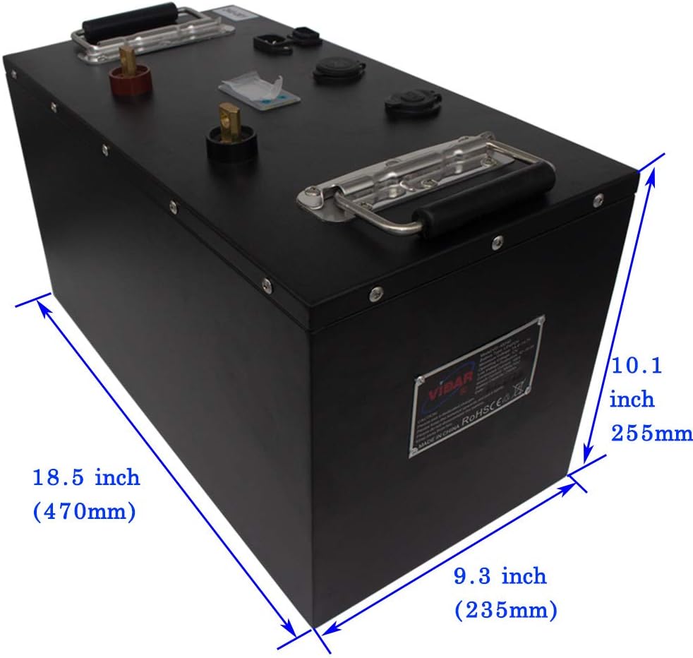 12V 120Ah LiFePO4 Deep-Cycle Battery with Built-in BMS H28362