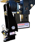 Gooseneck Air Hitch & Coupler, Square 4 Straight Pin 30K Coupler 9 Offset W5412