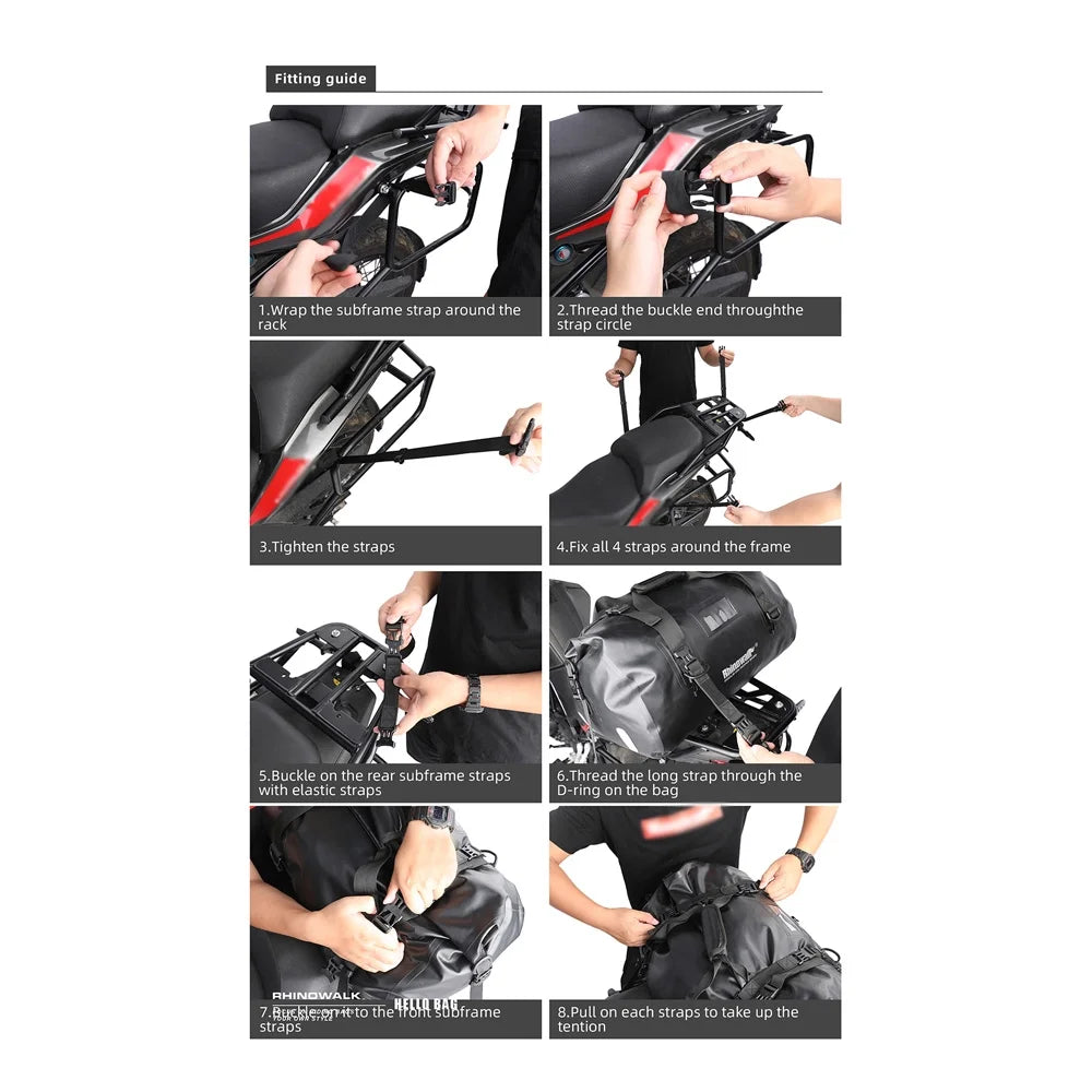 Motorcycle Rearseat Bag 45L Y72112