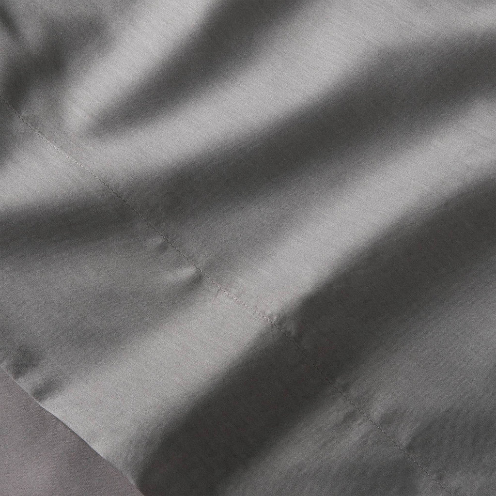 California King 300 Thread Count Solid Sheet Set Dark Gray D7032