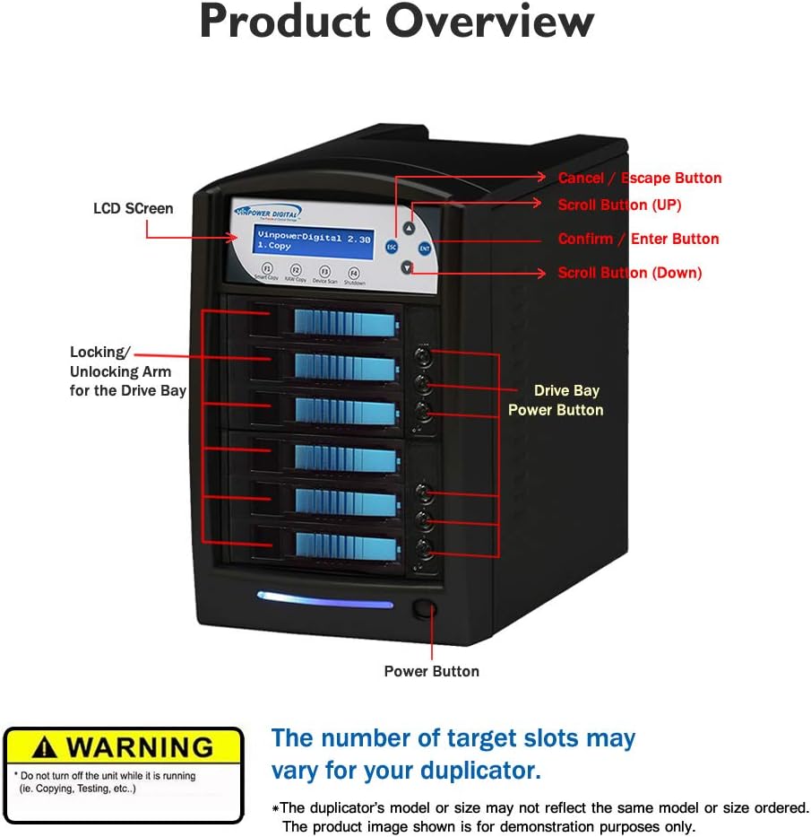 1 to 2 SATA Hard Drive Duplicator M3265