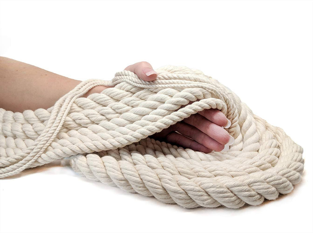 100% Cotton Twisted Rope White 1/2 in x 320 ft N7236