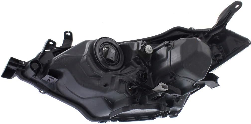 Headlight Assembly for Toyota Corolla 2014 2015 2016 Passenger Side Black Housing H960