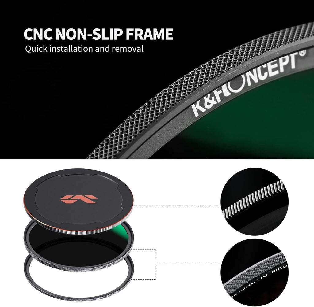 55mm ND1000 Lens Filter 10-Stop Neutral Density Filter Pack of 2 R267