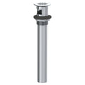 Satin Nickel Grid Lavatory Drain with Overflow L69863