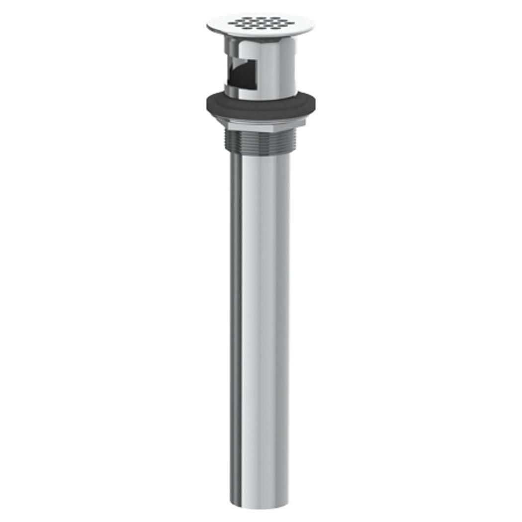 Satin Nickel Grid Lavatory Drain with Overflow L69863