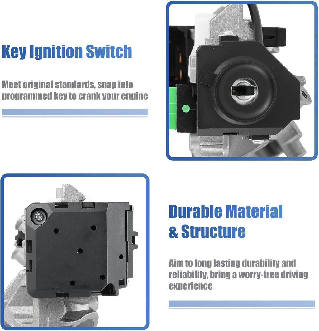 Ignition Switch Cylinder Lock Assembly with 2 Key Pack of 2 U29679