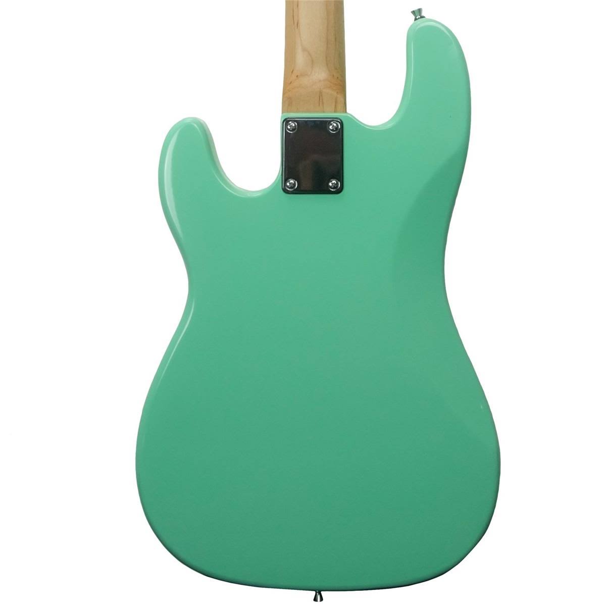 Surf Green Electric Bass Guitar with Pearl Pickguard Q54437