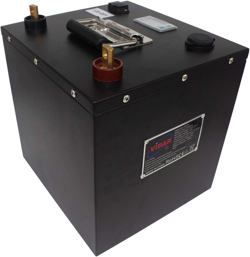 12V 120Ah LiFePO4 Deep-Cycle Battery with Built-in BMS H28362