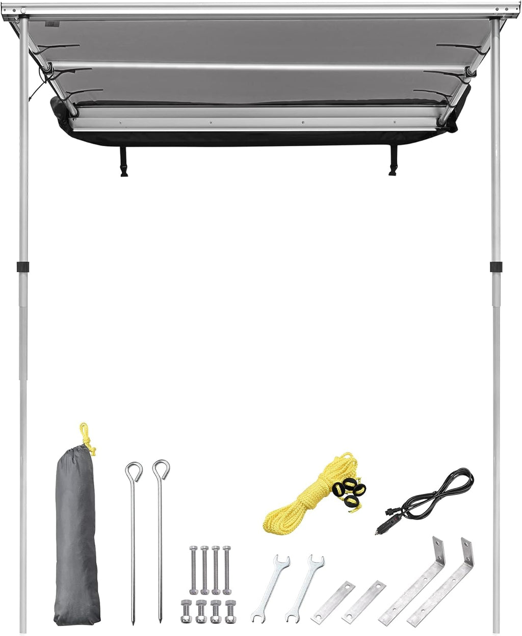 Grey Car Side Awning with LED Light F1179