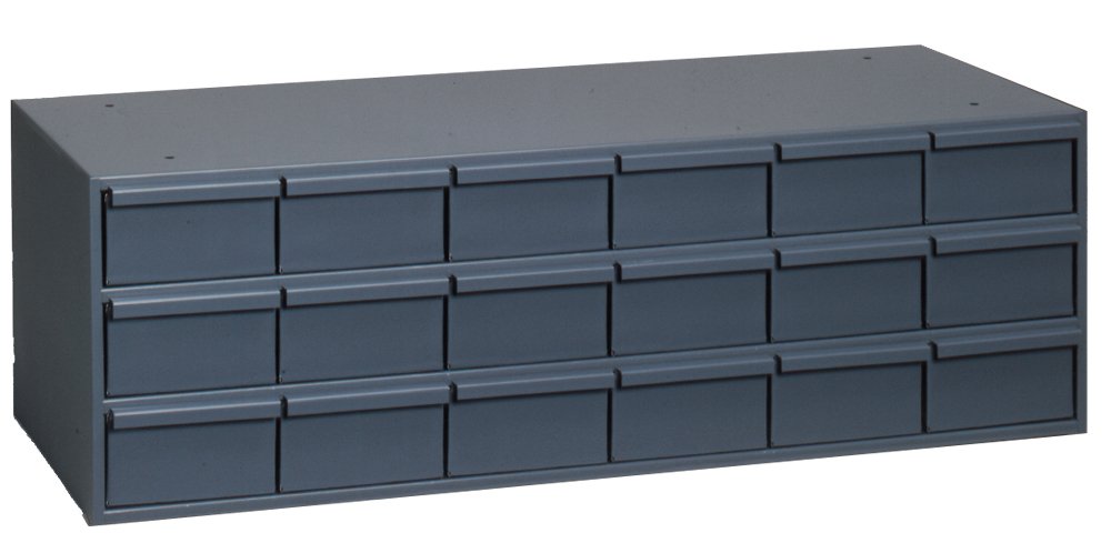Gray Cold Rolled Steel Storage Cabinet, 18 Drawer V603033