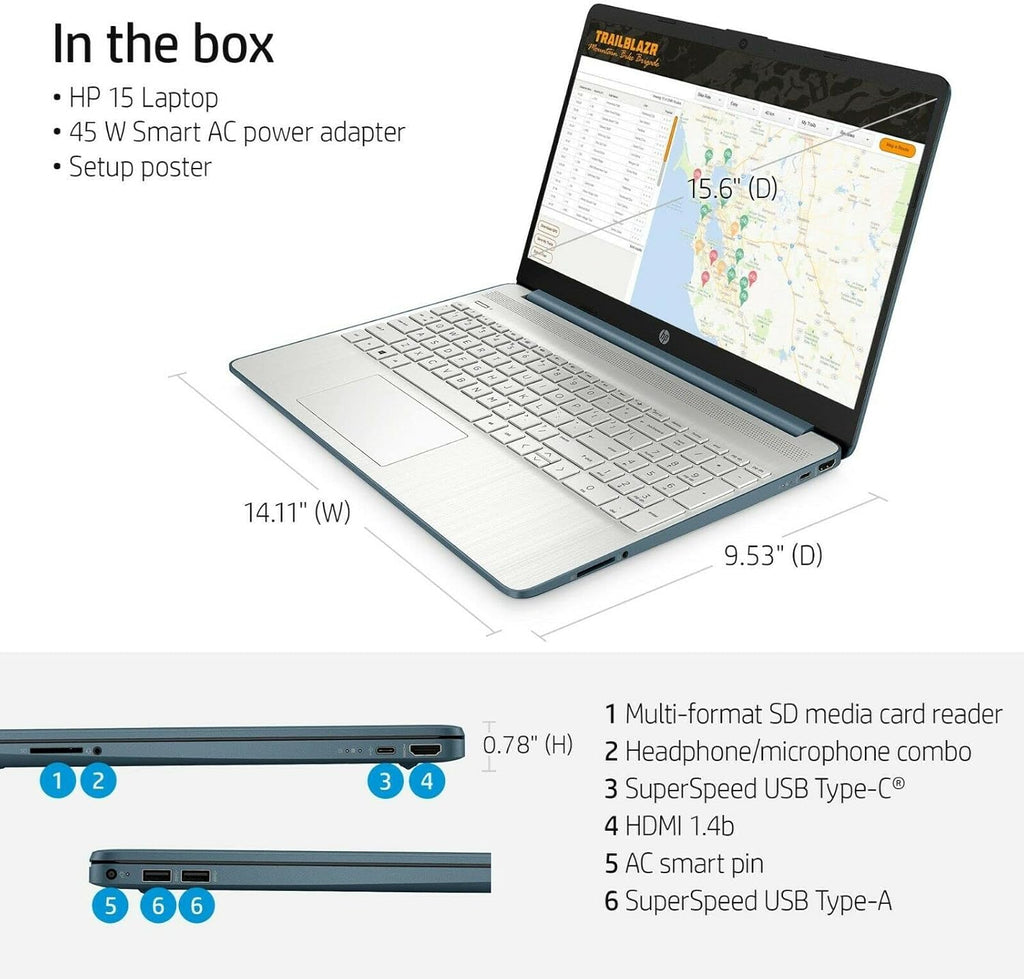 15.6" FHD AMD Ryzen 5 8GB RAM 256GB SSD Laptop F7131