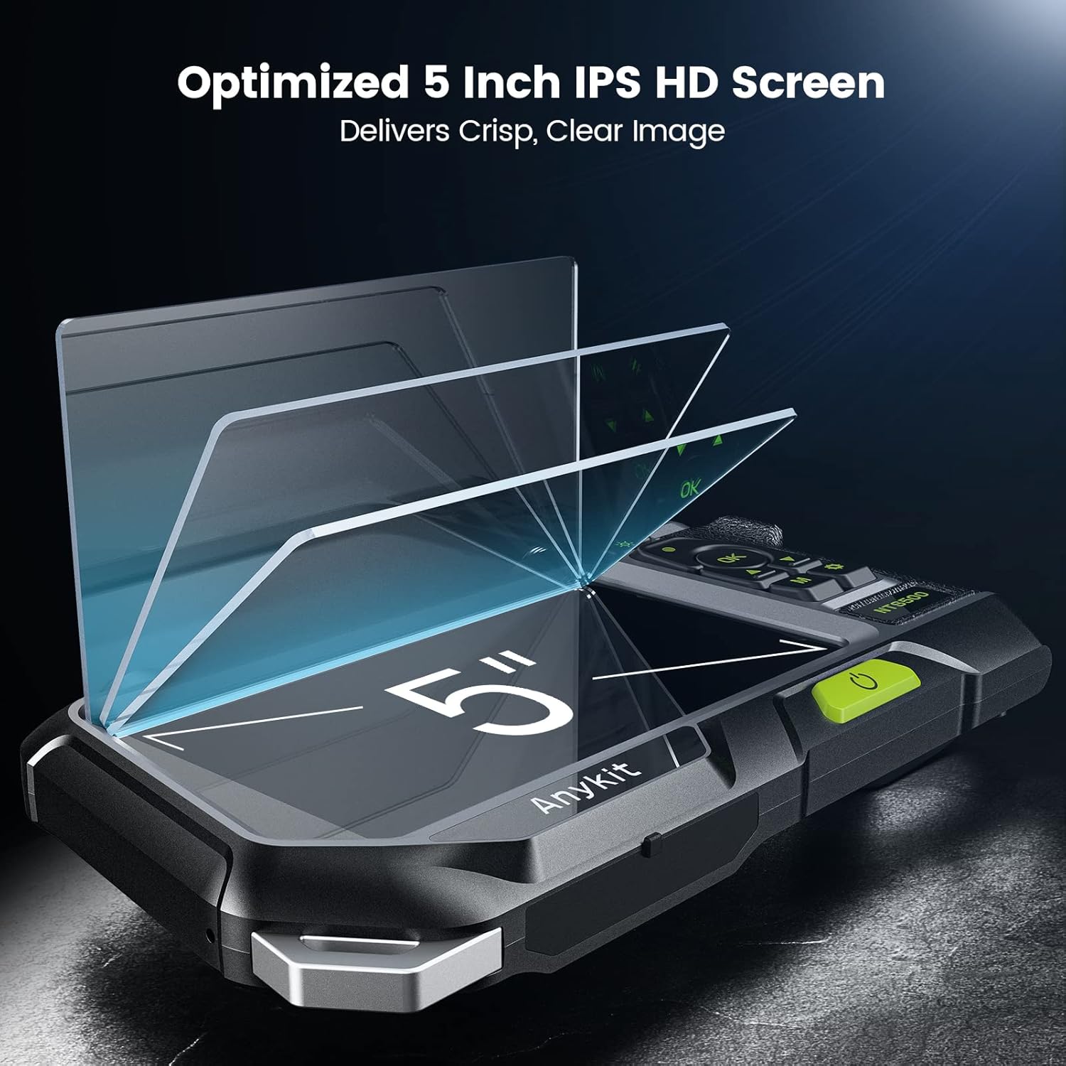 5.5mm 1080P HD Dual Lens Borescope Inspection Camera with Lights P52968