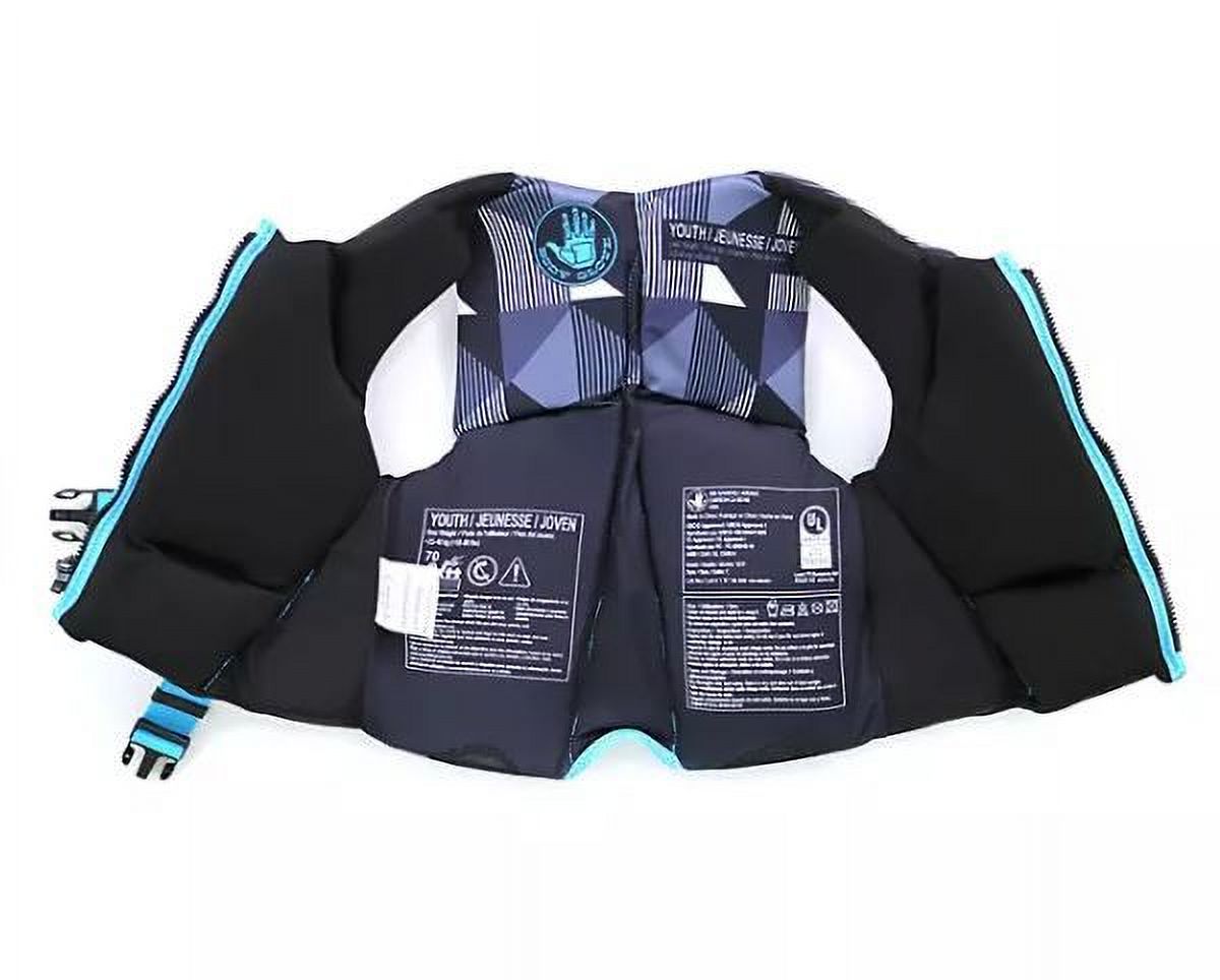 Gray Abstract Youth Life Jacket Y855753