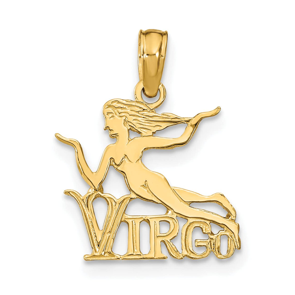 10K Yellow Gold Virgo Charm R986143