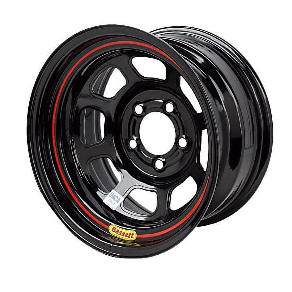Black 15X8 D-Hole 5x4.5 4 In. Bckspc Wheel G991