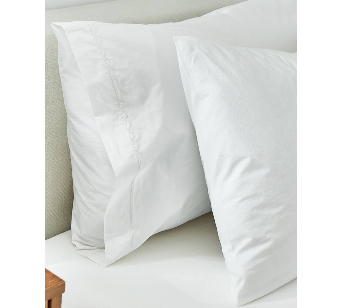 White Washed Percale California King Sheet Set Z6521