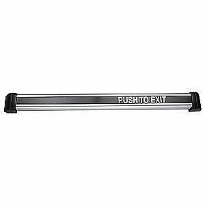 Aluminum Push to Exit Bar, 36 in. O3739