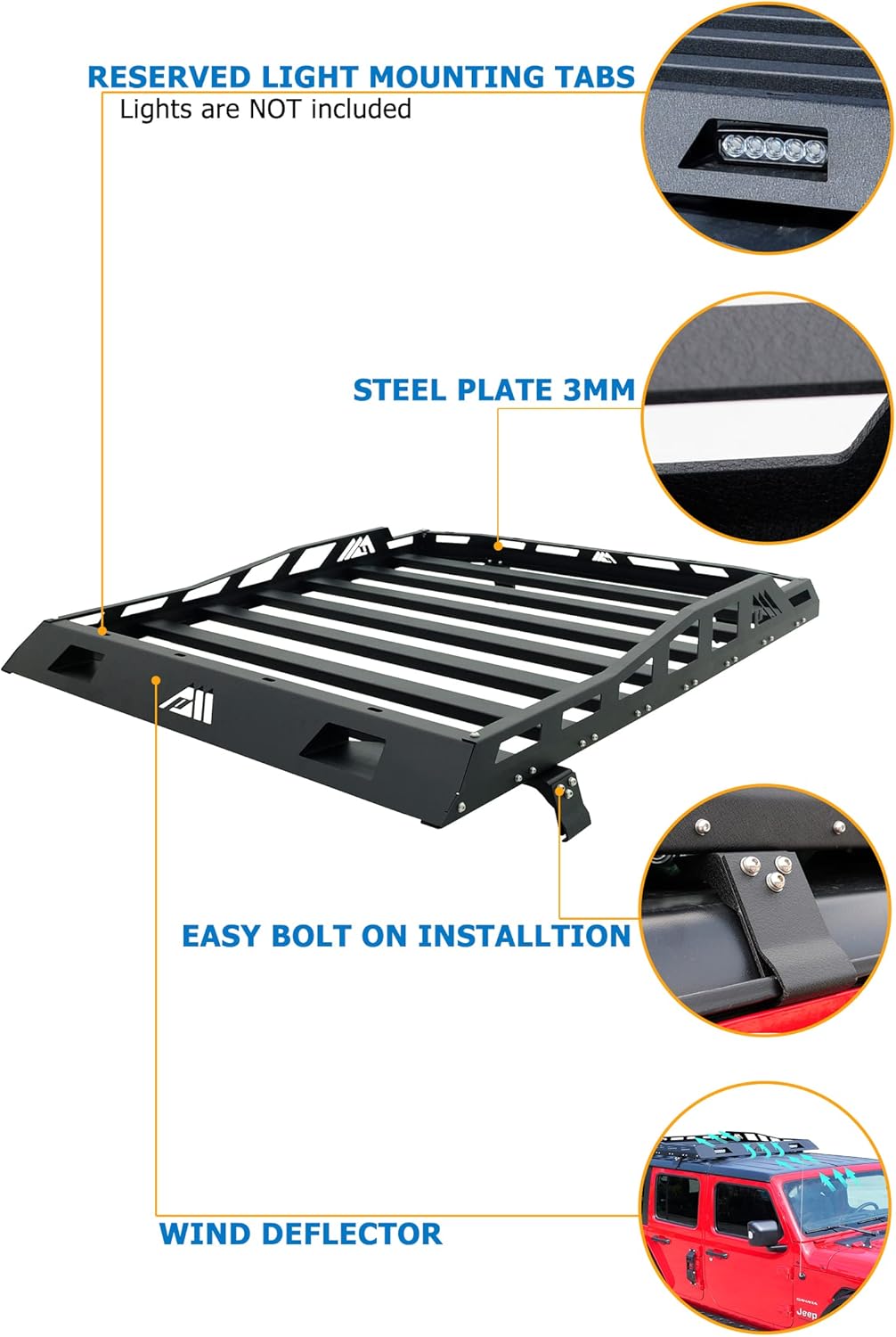 Hard Cargo Basket Roof Rack U92709