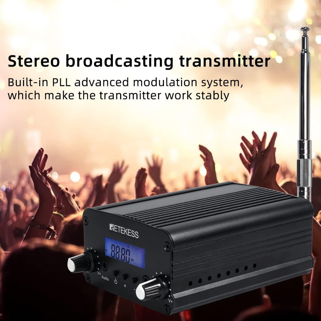 FM Transmitter with Antenna, Pack of 2 D3840