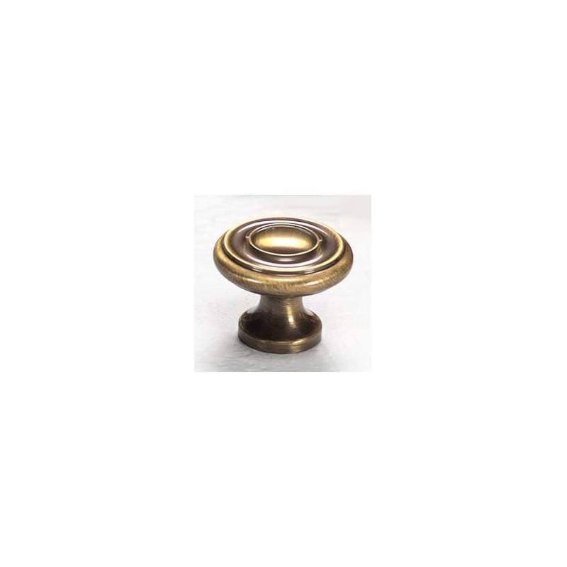 Antique Brass Mushroom Cabinet Knobs, 25 Pack C370