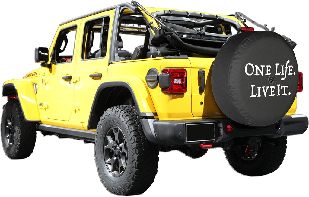 32 Soft JL Tire Cover for Jeep Wrangler JL with Back-up Camera I387